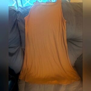 Sleeveless Golden yellow Women's Dress
